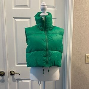Green Puffer Vest